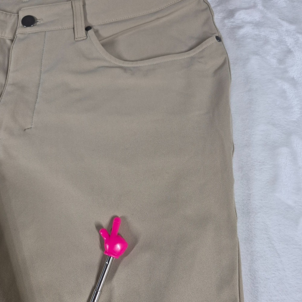 Lululemon ABC Pants Men's 34x31 Beige Chino Warpstreme Slim Fit Casual LM5AD5S - Picture 9 of 14